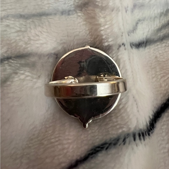 ❤️ Aurora Opal Celestial Mountain Night Sky Southwestern 925 Ring Sz 10 - 10 Gms - Picture 9 of 15